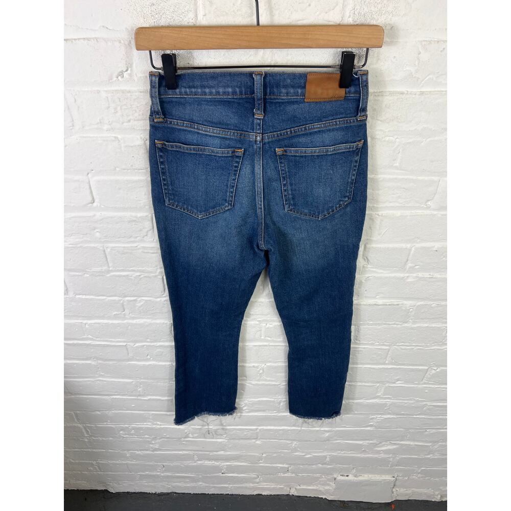 J. Crew Women's 9" Billie Demi-Bootcut Leg Cropped Jeans Denim Blue Size 24 - Picture 5 of 8